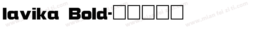 lavika Bold字体转换